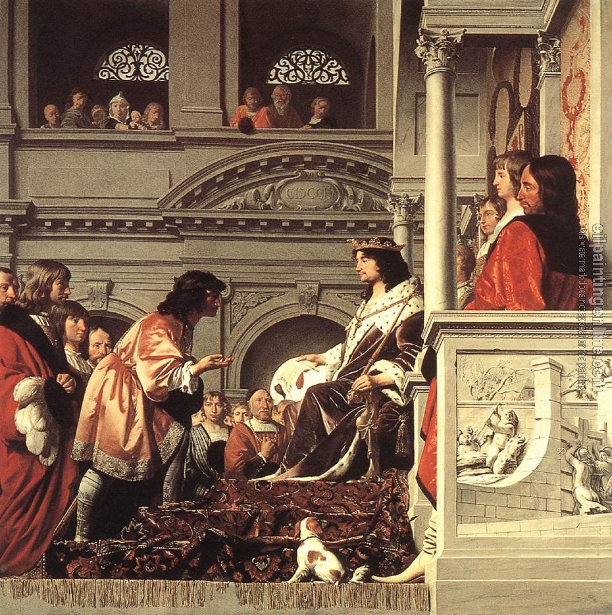 Everdingen, Caesar van - Count Willem II of Holland Granting Privileges